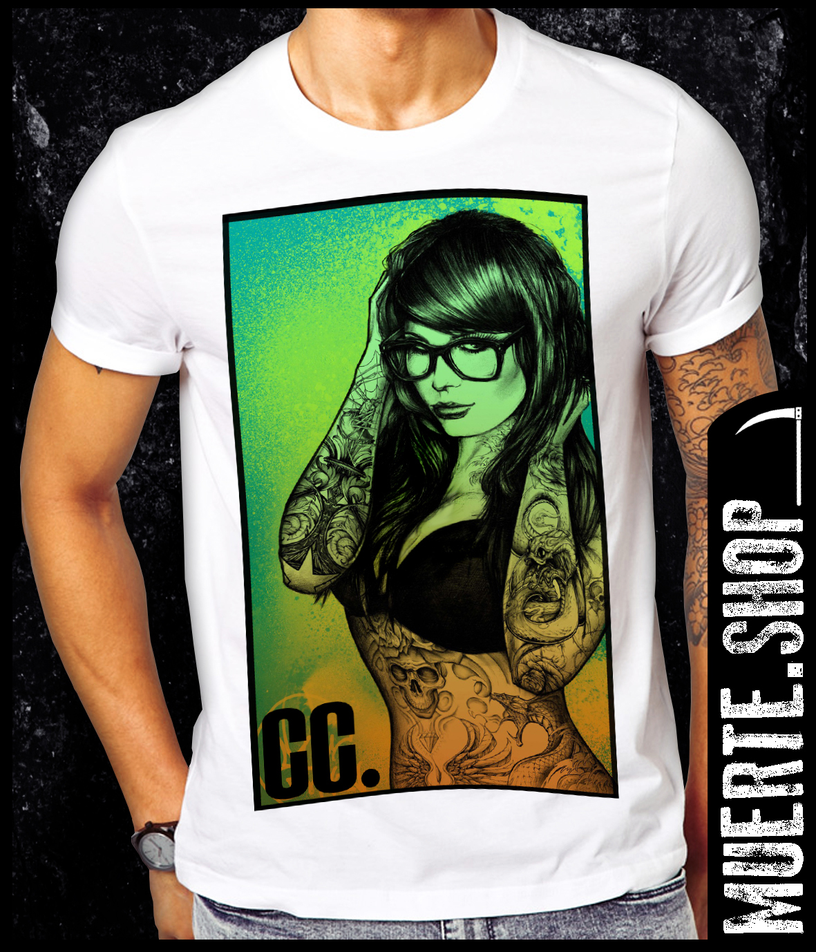Тениска TATTOOED SWAG CHICK Тениска TATTOOED SWAG CHICK